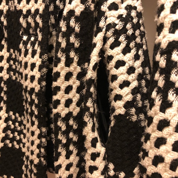 NWOT Via Spiga B&W Coat (XS) - Picture 5 of 8